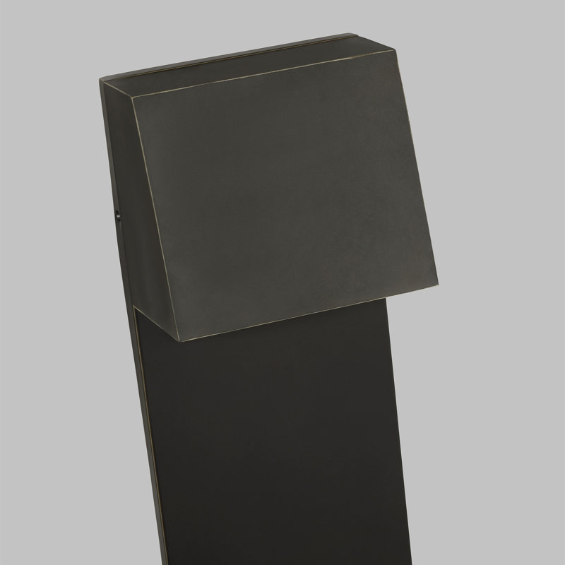 Rocha LED Outdoor Wall Light, Antique Bronze, 20" H x 8" W x 5" D