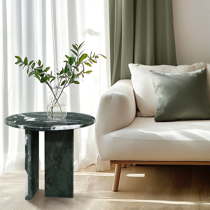 table basse en marbre, Vert