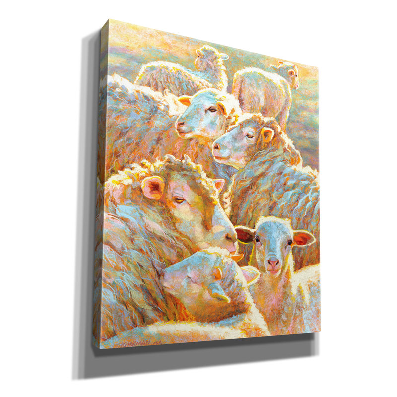 August Grove 'Three Five Seven' by Rita Kirkman, Canvas Wall Art, 24" H x 20" W x 0.75" D