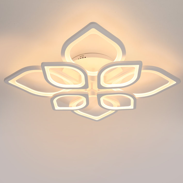 Smart WIFI LED ceiling light dimmable with remote control music Alexa Google 80W