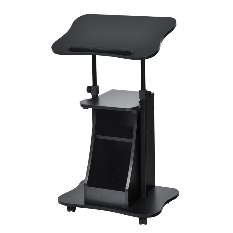 120cm Wood Speaker Stand with Adjustable Height