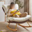 Chaise berçante réglable avec coussin amovible-107293226