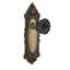 Victorian Plate with Crystal Black Door Knob-1462139643-1462139635