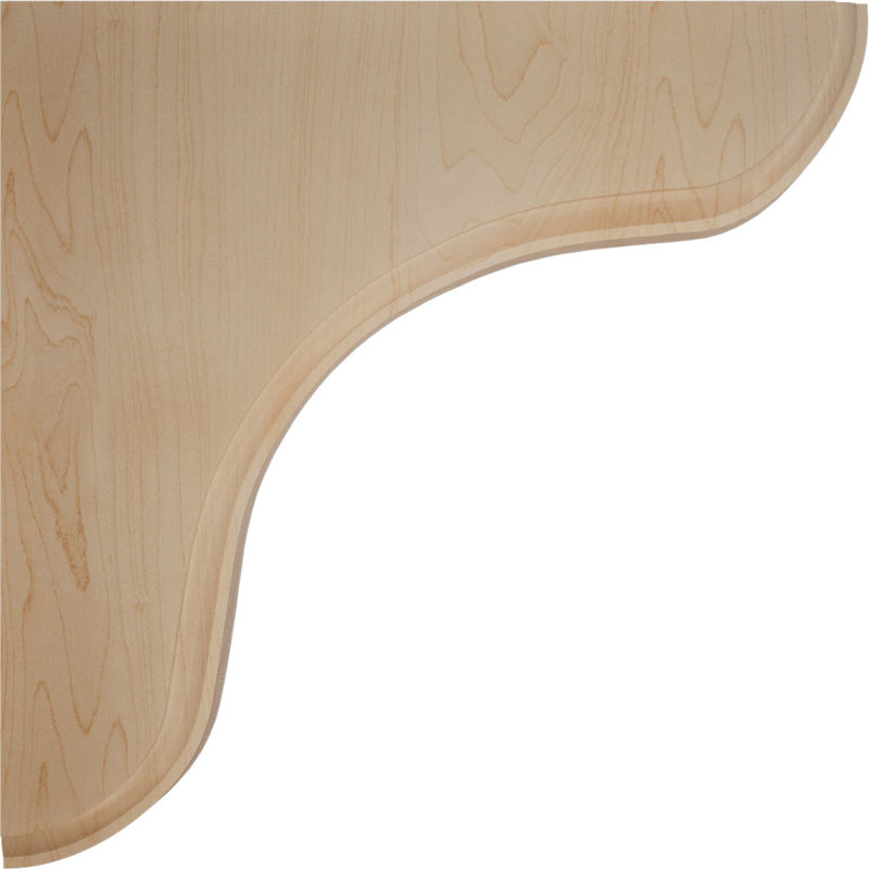 Support en bois Eaton, Érable, L 10,5 po x H 10,5 po