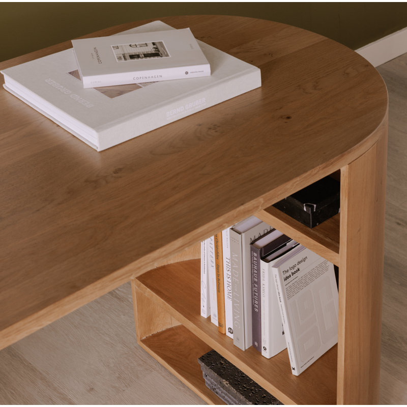 Theo Solid Wood Writing Desk