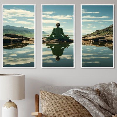 Ensemble de décoration murale Yogic Balance Horizon II - Yoga