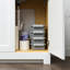 É.-U. 2,7 pte Petits bacs de rangement en plastique avec couvercles, paquet de 4, organisateurs de rangement pour fournitures d'art et d'artisanat, contenant de rangement plat pour fournitures de bureau, boîte de rangement empilable, loquet de sécurit?