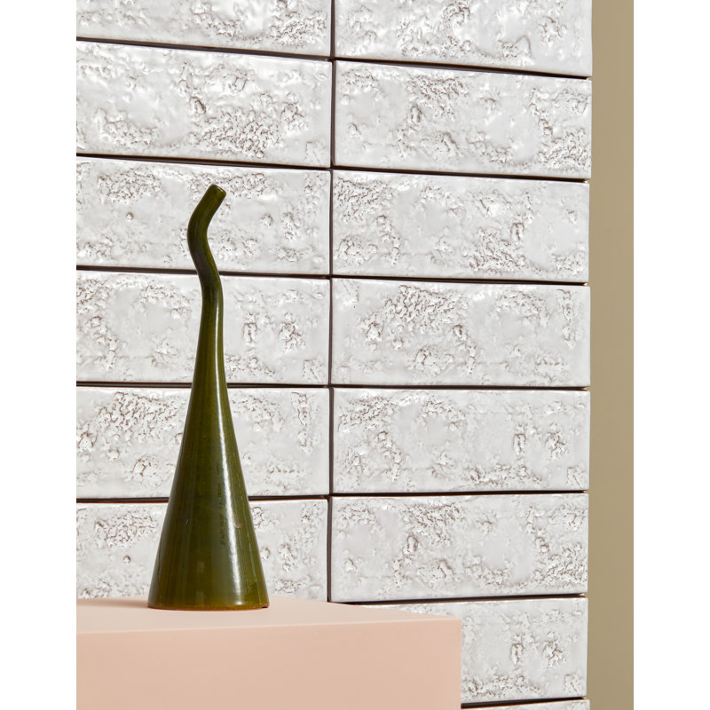 Chamotte Mono 3"x9", Bianco