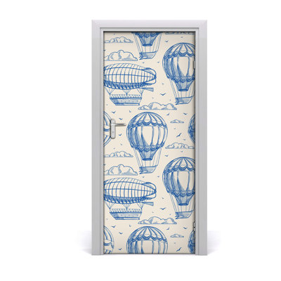 Airships And Balloons Door Decal