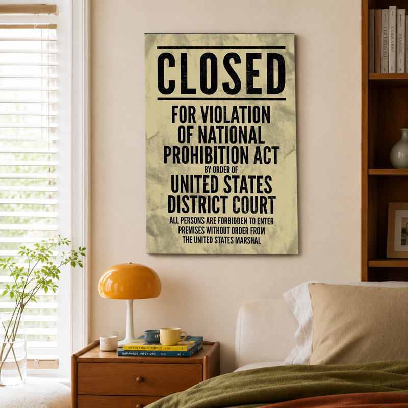 Affiche interdite 20 pi, 24x36inch