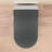 Modern Bidet Toilet With Auto Open/Close, Flush, Heated Seat, Warm Water Wash, Foam Function, And Adjustable Nozzle Positions - Grey, Contemporary Design Smart Automatic Open Close, Built In