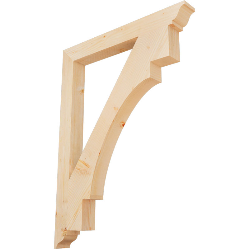 Support Merced, Cèdre rouge de l'Ouest (lisse), H 48 po x l 3,5 po x P 36 po