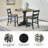 Taylen Swivel Solid Wood Counter Stool
