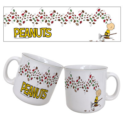Peanuts - Charlie Brown-Leaves 20oz. Camper Mug