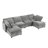 Brodrick 124.4" Sectional Modular Sofa-794611561