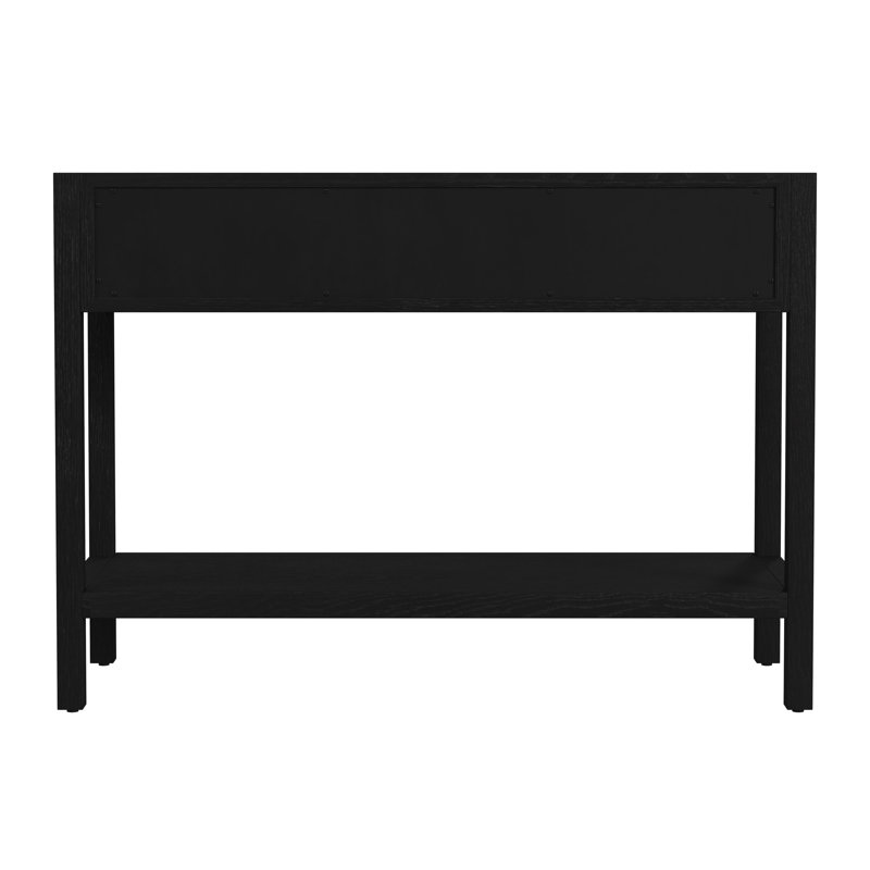 Lark 44" Wood Console Table, Black