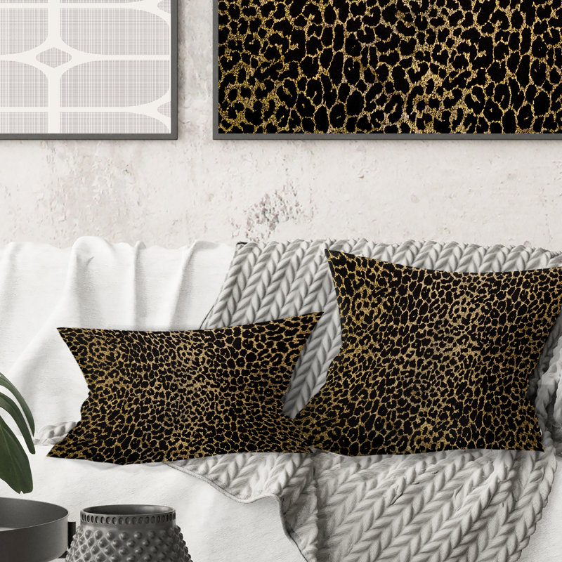 Fourrure léopard Safari V - Coussin lombaire