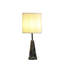 Lampe de table argentée 21,5 po Hebbe