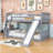 Ginelle Twin Over Twin Wood Bunk Bed with Convertible Slide and Ladder by Harriet Bee-1148209081