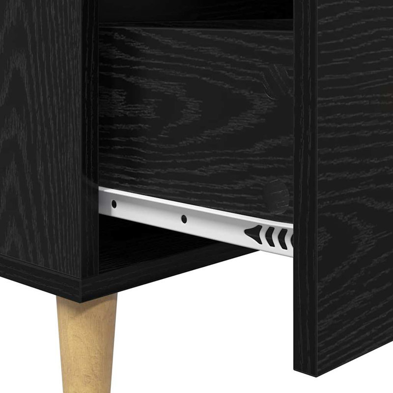 Accent Cabinet, Black Oak