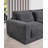 135 " Velvet and Linen Blend Sofa-91110271