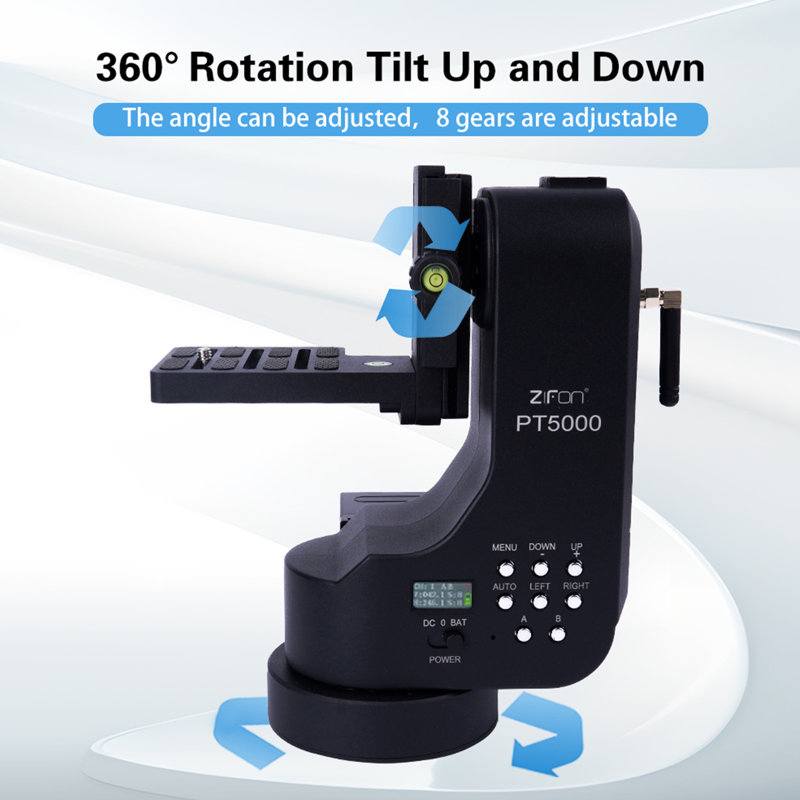 Dual Axis Electric Camera Cloud Platform With Remote