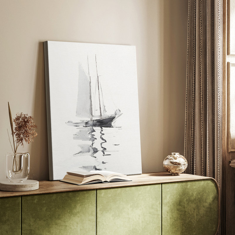 Impression nautique rétro XXI - galerie Cavas, H 48 po x l 32 po