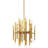 Light Dimmable Modern Sputnik Ezaan Linear Chandelier-24497665-24497678