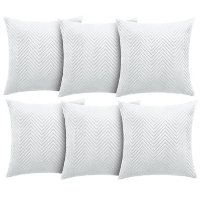Aspire Homeware Embossed Square Velvet Cushion Cover