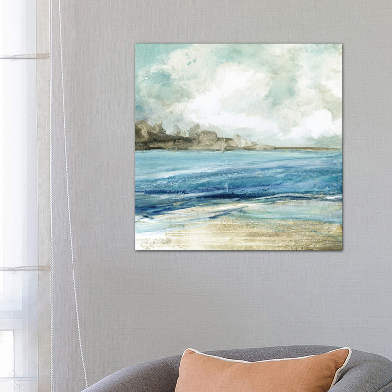 Soft Surf I by Carol Robinson - Wrapped Canvas Painting, 66.04 cm H x 66.04 cm W x 3.175 cm D