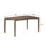 Solid Wood Base Dining Table-1136458180