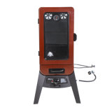 Pit Boss 3-Series Gas Vertical Smoker, Red Hammertone