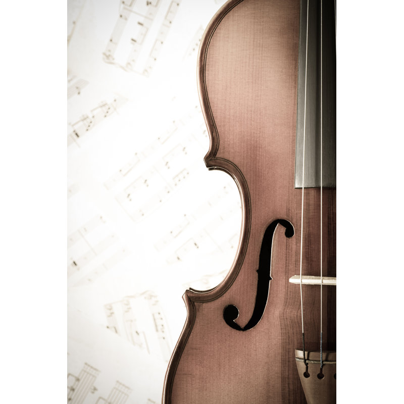 Arkin Violin - Wrapped Canvas Print, 46cm H x 30cm W x 3.8cm D