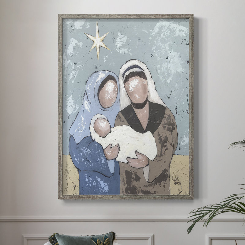«A Silent Night I», reproduction encadrée - bois massif, H 21 po x l 17 po