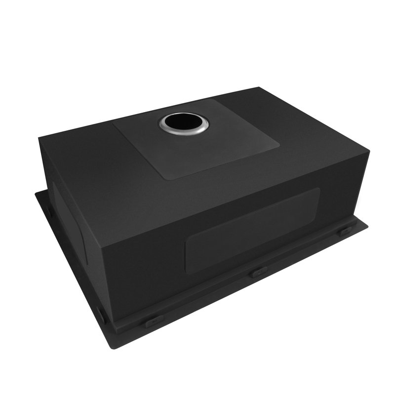 16 Gauge Black Stainless Steel Workstation Sink 30" X 22" - Black, Gauge, Utility