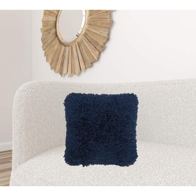 Coussin Fluffy, Bleu marine