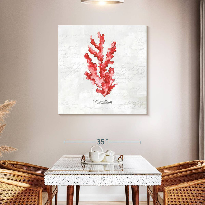 Crowle Red Sea Coral, 39" H x 39" W