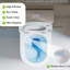 Toilette compacte moderne en blanc - 23 po de profondeur pour les petites salles de bain, double chasse, ultra-silencieuse, facile à nettoyer, blanc de 23 po, petite option parfaite pour la salle de bain, chasse d'eau silencieuse et siège