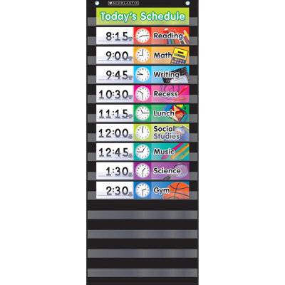 Agenda journalier pour graphique de poche