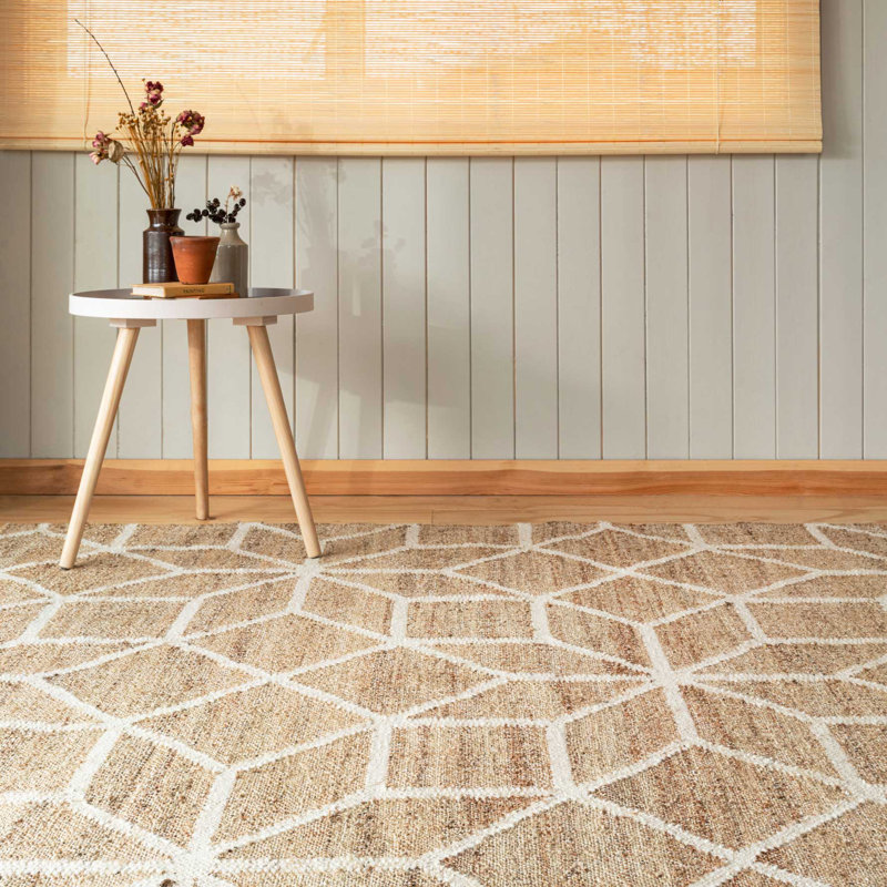 Soto Geometric Hand Woven Area Rug, Rectangle 120 x 170cm