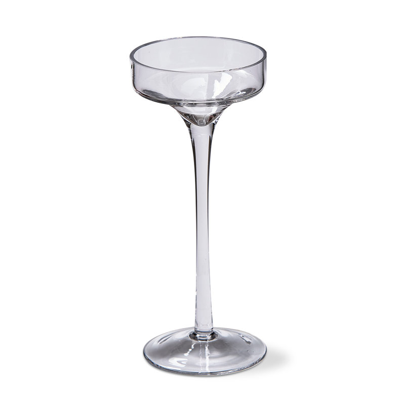Glass Tabletop Pillar, 8.3" H x 3.5" W x 3.5" D
