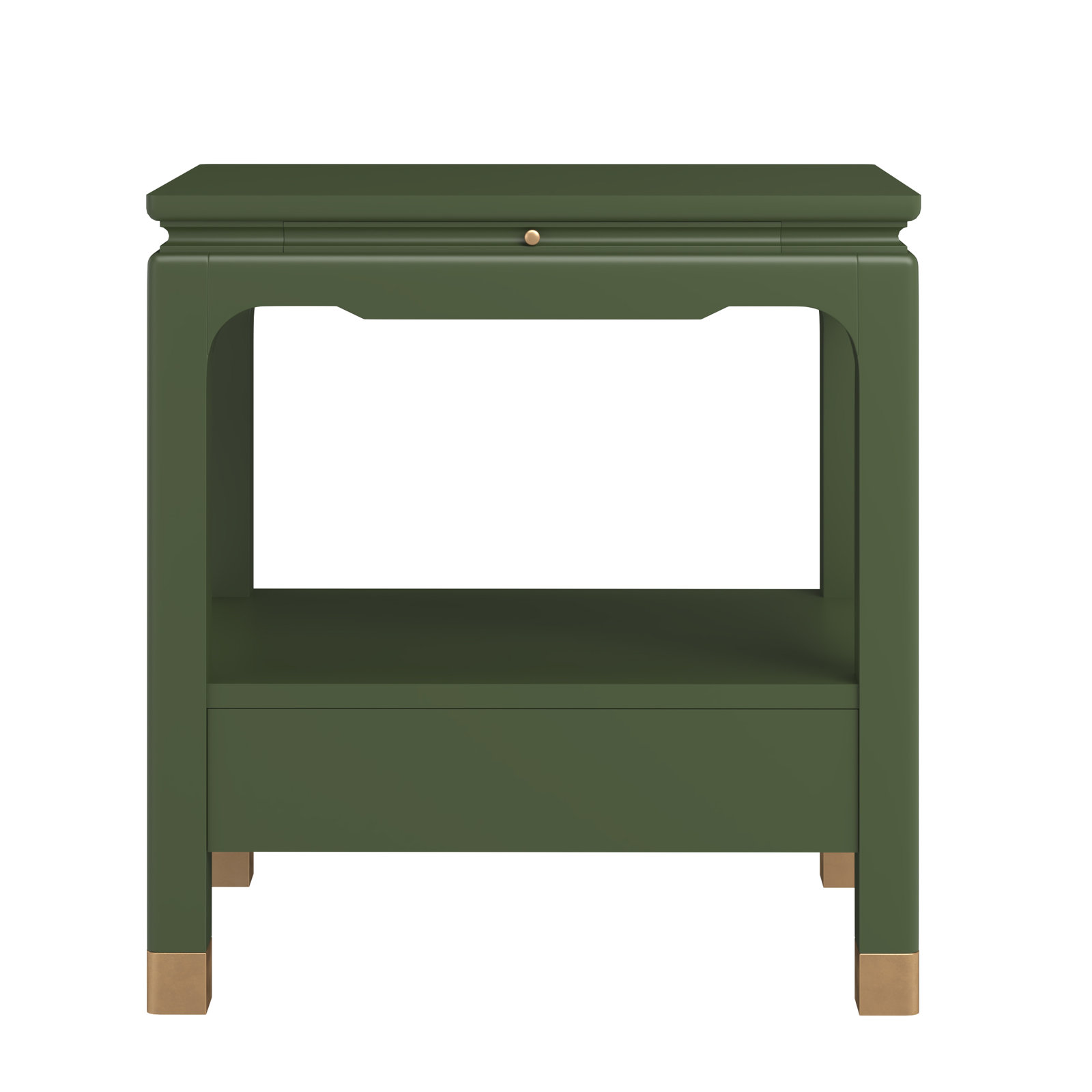 Eave Bedside Table, Green