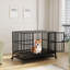 Cage pour chien 45,7 W avec plateaux coulissants-992645097
