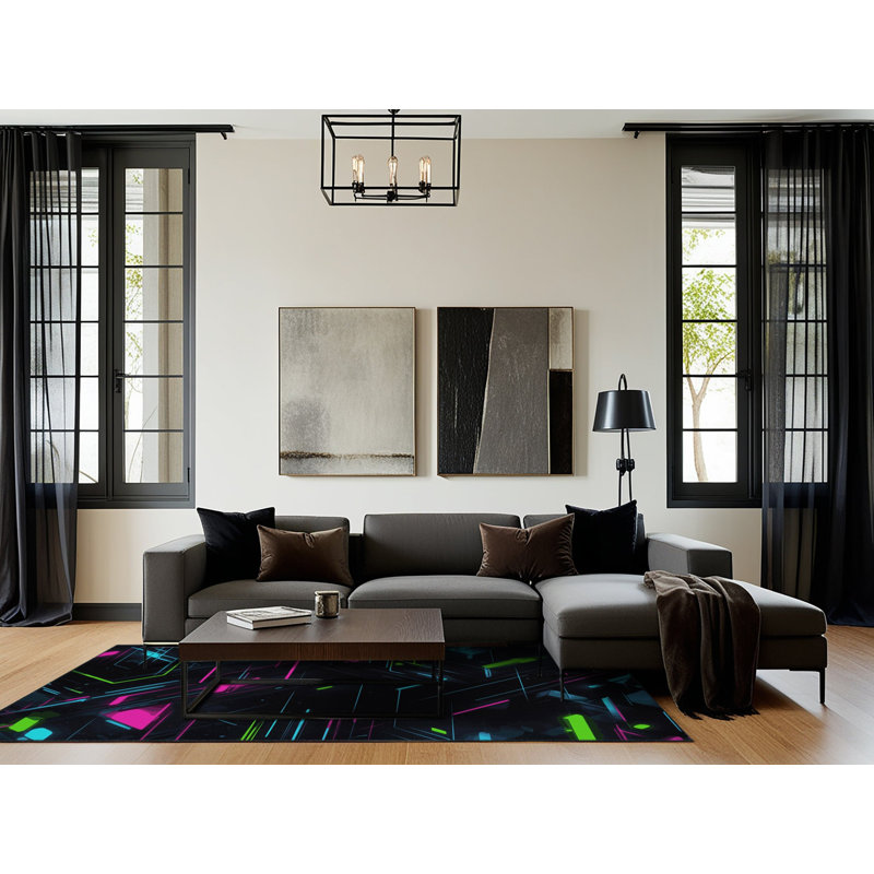 Tapis lumineux Spark, Rectangle 6 pi x 9 pi
