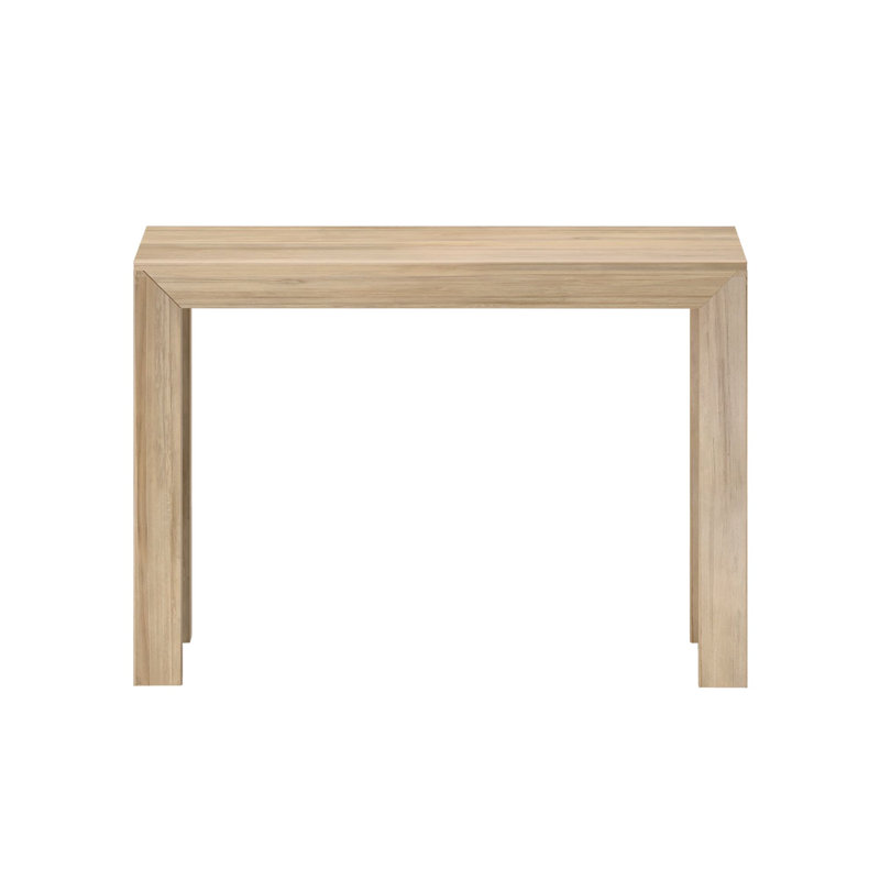 Beckett Solid Wood Console Table, Blonde, 32" H x 46" W x 12" D