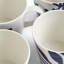 Tasse royale 1815 Royal Doulton 1815 à motifs mixtes 2025 bleu, ensemble de 4