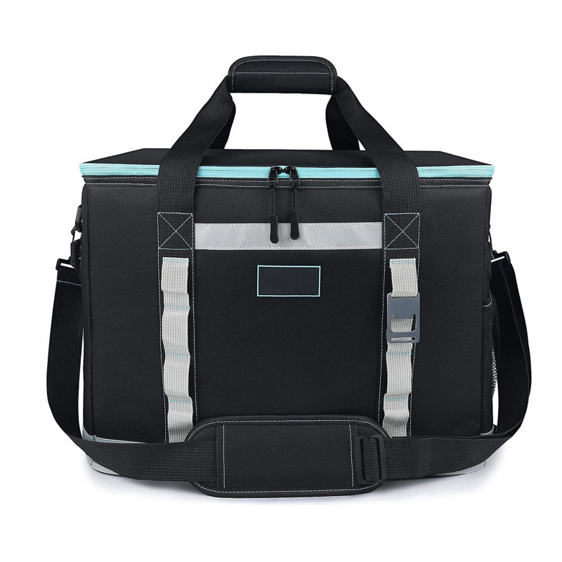Luch 48L Picnic Tote Bag Cooler, Black