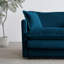 Canapé modulaire en chenille bleu 3 pièces Modern Modern