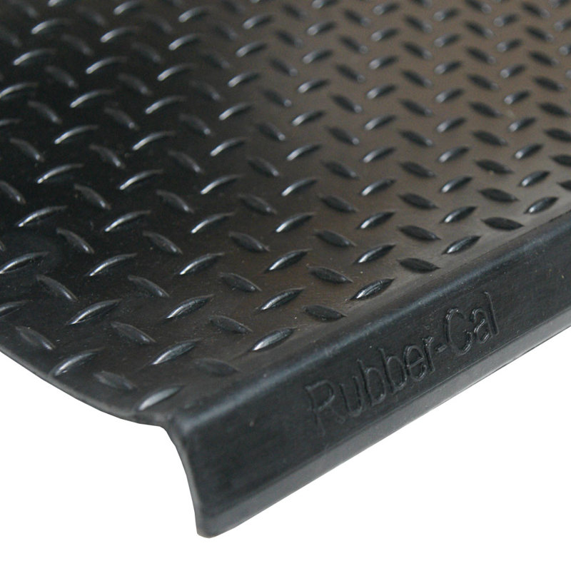 Tapis d'escalier en caoutchouc antidérapant "Diamond-Plate"