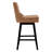 Zahara Neri Genuine Leather Swivel Counter & Bar Stool-117480005-129862410